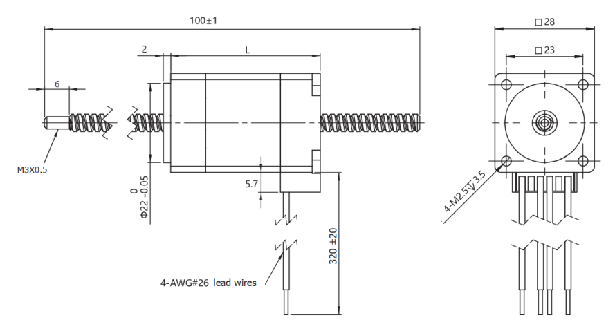 Tech 28N45-10-BA100