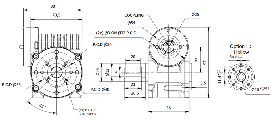 Tech GW80-X-54-C